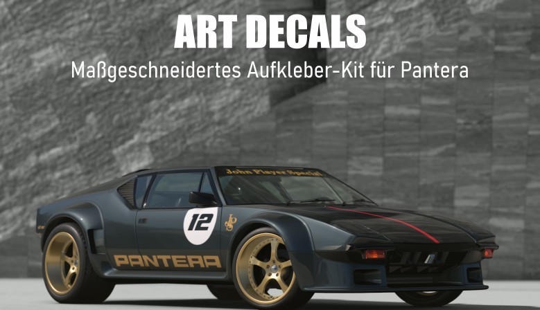 01GT - DE TOMASO PANTERA ART DECALS by DULYS